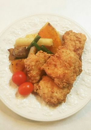 とりむね肉 玉子 唐揚げ-レシピのメイン写真