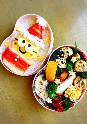 簡単♡ミニオンクリスマス弁当-レシピのメイン写真