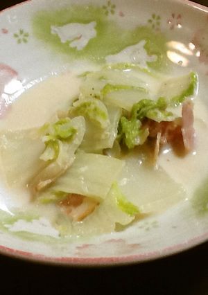 白菜とベーコンのミルク煮-レシピのメイン写真