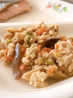 【学校給食】粉豆腐の炒め煮-レシピのメイン写真