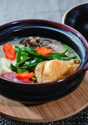 ピーマンの豆乳鍋-レシピのメイン写真