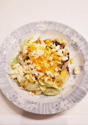 自分メモ☆焼きキャベツのマスタードソース-レシピのメイン写真