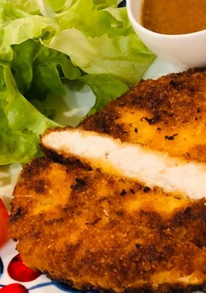 鶏ムネ肉de☆しっとりやわらかチキンカツ-レシピのメイン写真