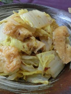 水・出汁要らず! 白菜と油揚げの蒸し煮-レシピのメイン写真