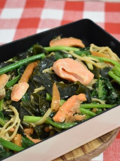 余り野菜で!わかめのちゃんちゃん焼き-レシピのメイン写真
