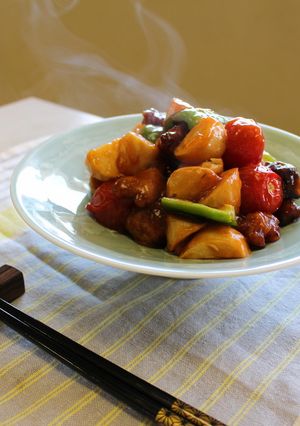 ☆ほくほく！里芋と豚肉の甘酢あん☆-レシピのメイン写真