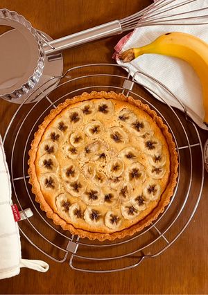 米粉でサクサクしっとり♬焼きバナナタルト-レシピのメイン写真