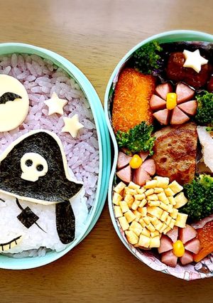スヌーピーのハロウィン弁当-レシピのメイン写真