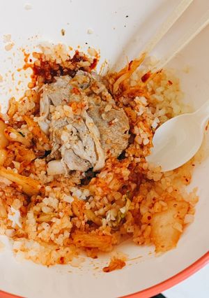 カリフラワーのなんちゃってビビンバ-レシピのメイン写真