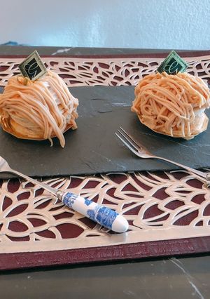 まるでモンブラン、大豆の簡単クリーム-レシピのメイン写真