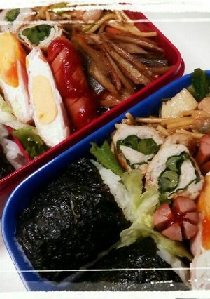 20191115主人と次男坊弁当-レシピのメイン写真