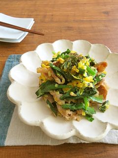 ねぎ塩風味の豚にらたま炒め☆お弁当にも◎-レシピのメイン写真