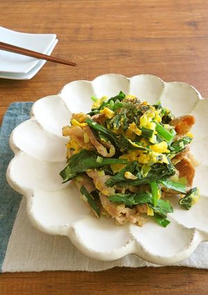 ねぎ塩風味の豚にらたま炒め☆お弁当にも◎-レシピのメイン写真
