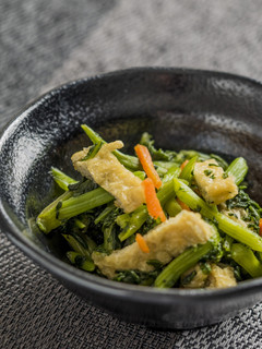 春菊のおひたし【入院食⑧夕/冷副菜】-レシピのメイン写真