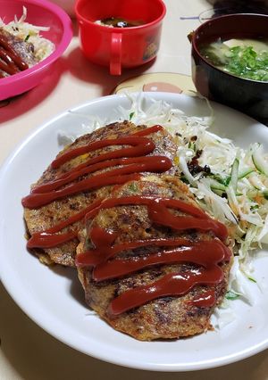 サンマ缶詰で✩.*˚サンマバーグ-レシピのメイン写真