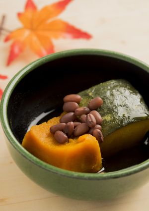 南瓜のいとこ煮【入院食⑧夕/温副菜】-レシピのメイン写真