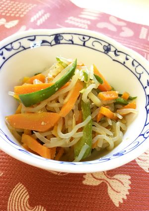 しらたきと野菜の生姜きんぴら-レシピのメイン写真