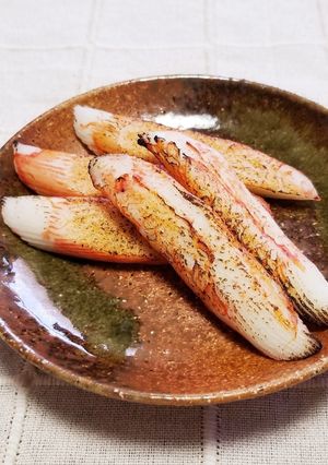 ☆ガスバーナーで♪炙りカニカマ☆-レシピのメイン写真