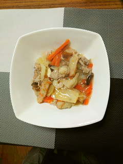 ヨウサマの減塩中華丼(残った野菜で作る)-レシピのメイン写真
