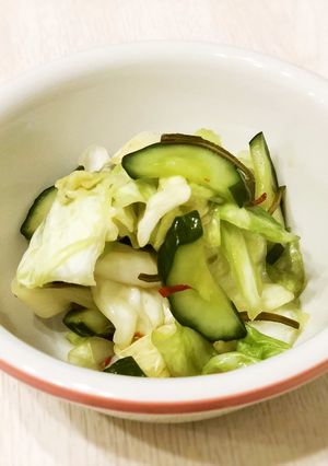 キャベツときゅうりとみょうがの浅漬け-レシピのメイン写真