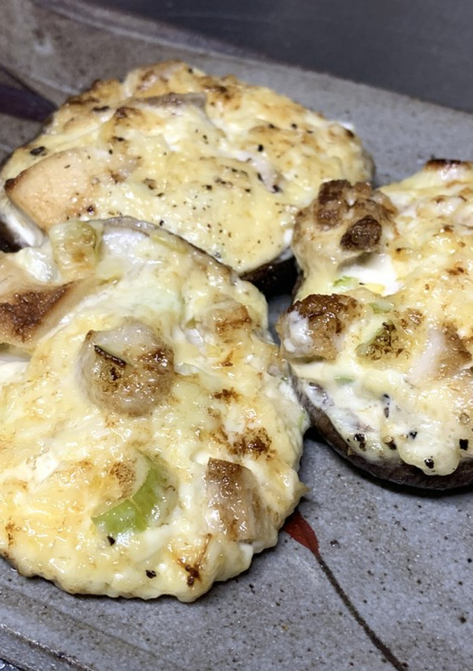 簡単！しいたけの醤油マヨ焼き-レシピのメイン写真