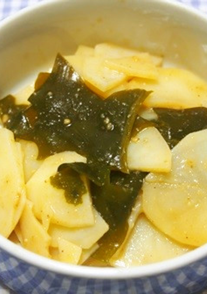 じゃが芋とワカメのさっぱり！酢の物♪-レシピのメイン写真