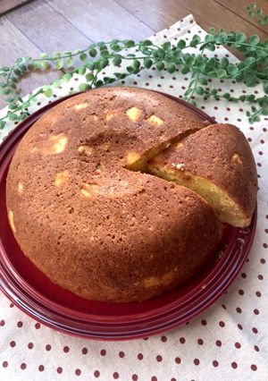 炊飯器で作るりんごとさつまいものケーキ♪-レシピのメイン写真