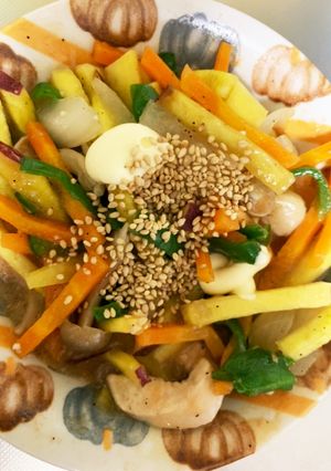 全てレンジさつま芋チキンストロガノフ風-レシピのメイン写真