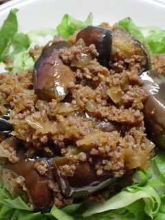 なすと挽肉の甘辛丼-レシピのメイン写真