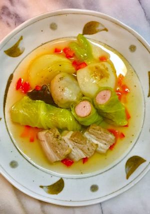 No2281豚バラと焼き野菜のポトフ-レシピのメイン写真