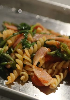 お弁当に簡単クレソンのパスタ-レシピのメイン写真