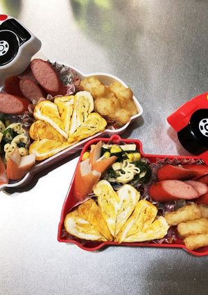 ☆簡単お弁当☆マカロニわかめ-レシピのメイン写真