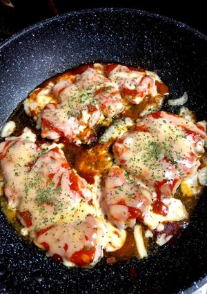 豚ロースで簡単肉ピザ-レシピのメイン写真