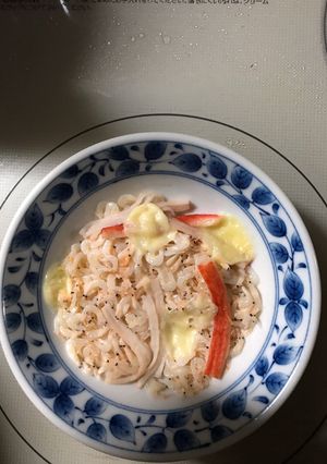 レンジレシピ！　釜揚げ小海老のチーズのせ-レシピのメイン写真