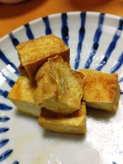 簡単!カリカリ厚揚げ。-レシピのメイン写真