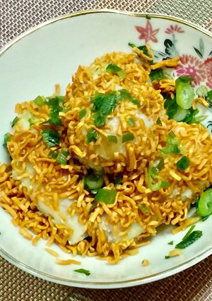 里芋のチキンラーメンまぶし-レシピのメイン写真