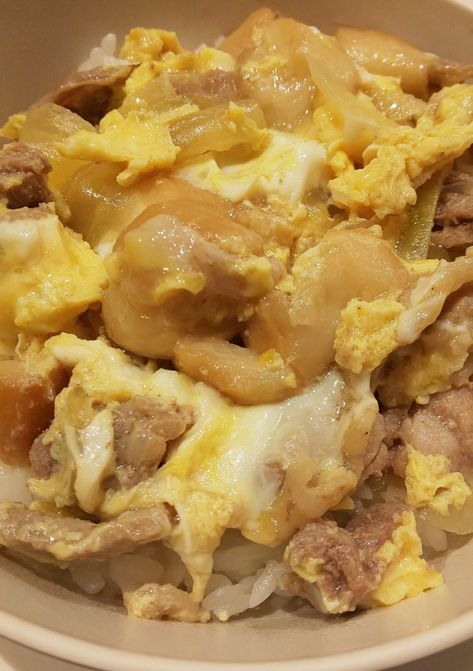 ☆豚丼～親子丼風～☆-レシピのメイン写真