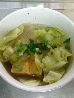 厚揚げとキャベツ、大根のさっと煮?-レシピのメイン写真