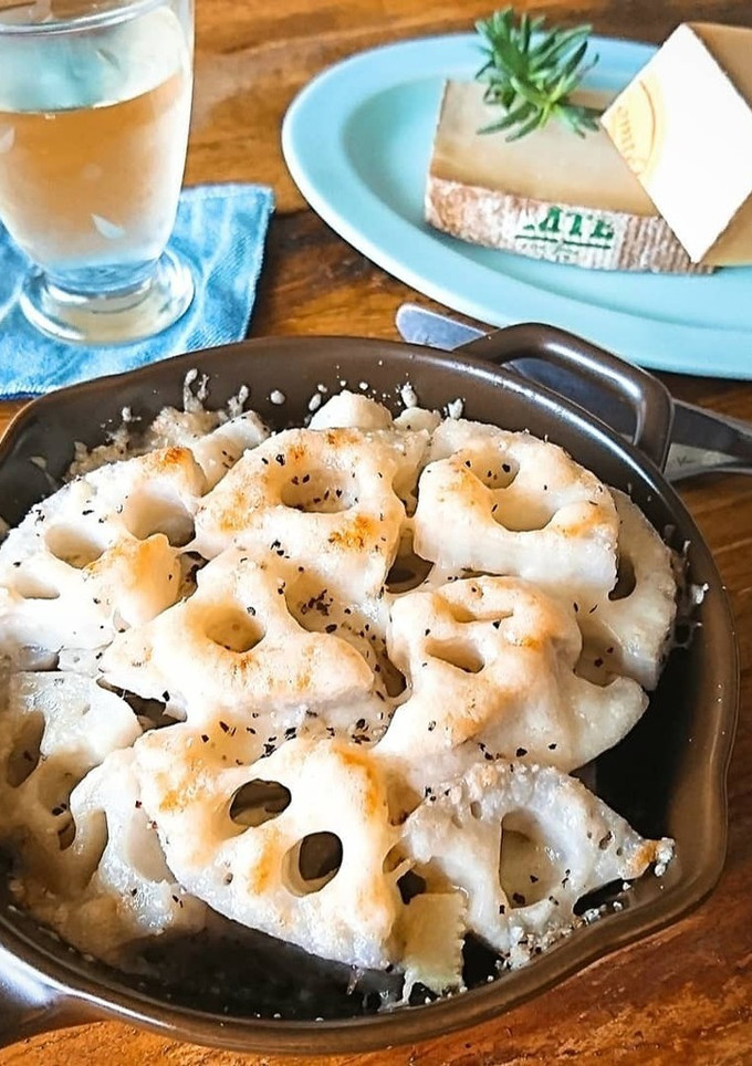 簡単☆蓮根とチーズのスキレット焼き-レシピのメイン写真