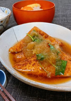 厚揚げで揚げない☆揚げ出し豆腐-レシピのメイン写真
