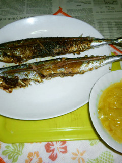 ようやく~新物汐秋刀魚の網焼き-レシピのメイン写真