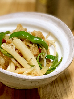 ハヤトウリ・油揚げと残り物野菜でおつまみ-レシピのメイン写真