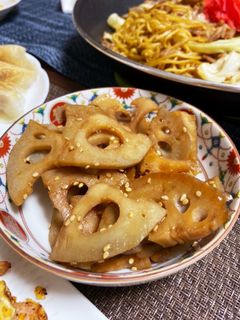 レンコンの炒め煮-レシピのメイン写真