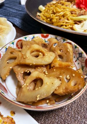 レンコンの炒め煮-レシピのメイン写真