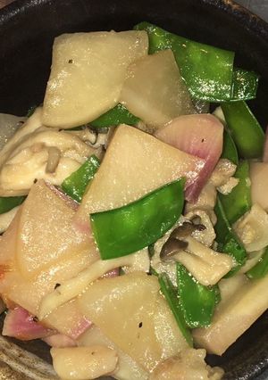 蕪と豚バラのXO醤炒め煮-レシピのメイン写真