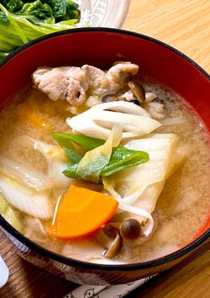 具沢山の豚汁-レシピのメイン写真
