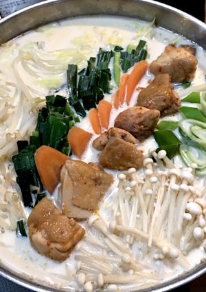 豆板醤でピリからうまうま豆乳鍋-レシピのメイン写真