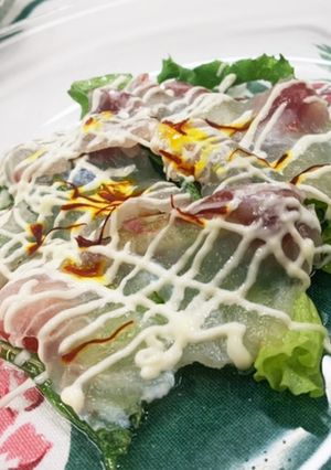 鯛のカルパッチョ-レシピのメイン写真