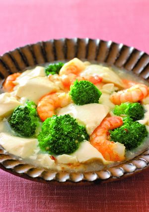 豆腐と海老の炒め煮-レシピのメイン写真