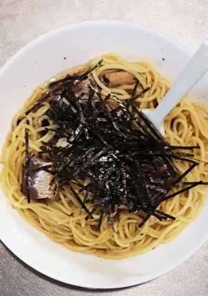 簡単！銀座♡さんま水煮缶パスタ-レシピのメイン写真